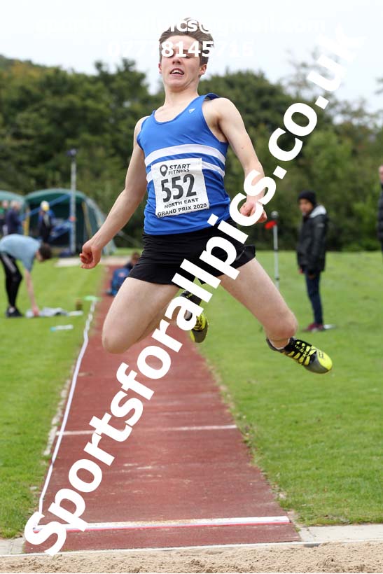 Long jump, NECAA Open Meeting, Morpeth, Sunday, September 27th. David T. Hewitson/Sports for All Pics
